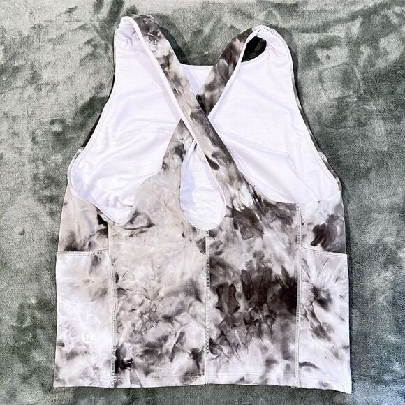 Lululemon Key To Balance Tank Diamond Dye Size 2 Stretch Gym Yoga Outdoors - Picture 2 of 6